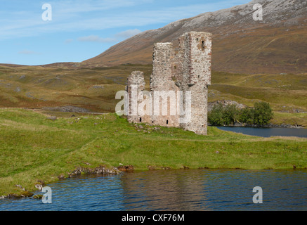 Ardvreck Castle Loch Assynt Sutherland.  SCO 8539 Stockfoto