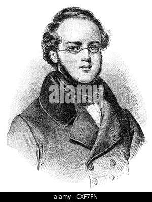 Jacques François Élie Fromental Halévy oder Elias Lévy, französischer 1799-1862, Komponist und Musikpädagoge, Stockfoto