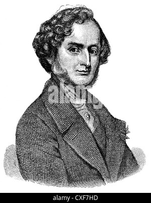 Louis Hector Berlioz, 1803-1869, französischer Komponist und Musikkritiker, Stockfoto