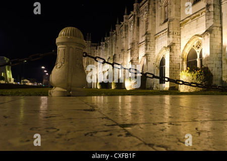 Hieronymus-Kloster Hieronymite Fassade, Belem, Portugal Stockfoto