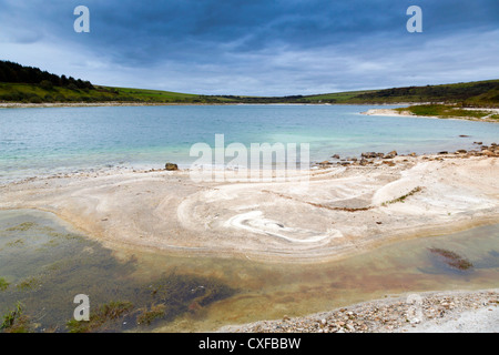 Park-See; ehemalige Porzellanerde Funktionsweise Rückgewinnung; See; Cornwall; UK Stockfoto