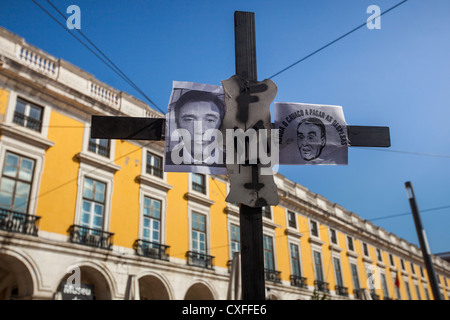 CGTP Proteste in Lissabon, 29. September 2012, Portugal Stockfoto