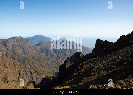 Caldera de Taburiente Meer der Wolken in La Palma Kanarische Inseln Stockfoto