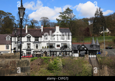 Llangollen, Dee Valley, Denbighshire, Nord-Wales, Wales, Vereinigtes Königreich Stockfoto