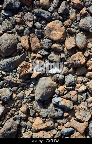Lava Stein vulkanischen Textur Detail aus La Palma, Kanarische Inseln Stockfoto