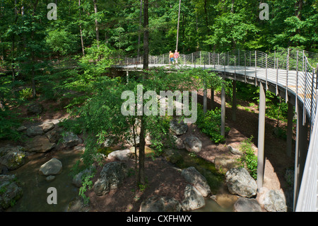Hot Springs, Arkansas Garvan Woodland Gärten, ADA zugänglich. Stockfoto