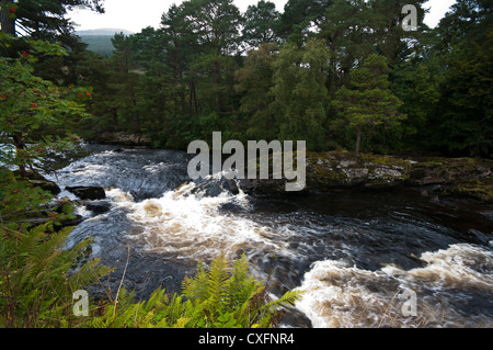 Die Wasserfälle von Dochart Killin Stirling Stockfoto