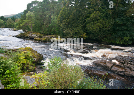 Die Wasserfälle von Dochart Killin Stirling Stockfoto
