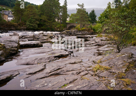 Die Wasserfälle von Dochart Killin Stirling Stockfoto