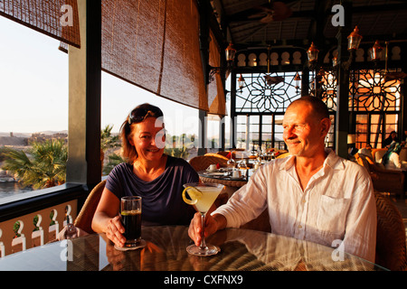 Hotel Old Cateract, Assuan, Nil, Ägypten Afrika Stockfoto