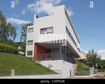 Weissenhof Siedlung Musterhäuser erbaut 1927 für die moderne Architektur-Ausstellung in Stuttgart Stockfoto