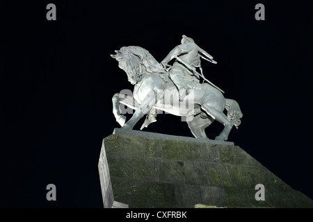 Salawat Yulayev (baschkirischen Nationalhelden) Denkmal in Ufa Stockfoto