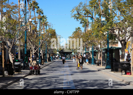 Third Street Promenade, Santa Monica, Los Angeles, Kalifornien, USA Stockfoto