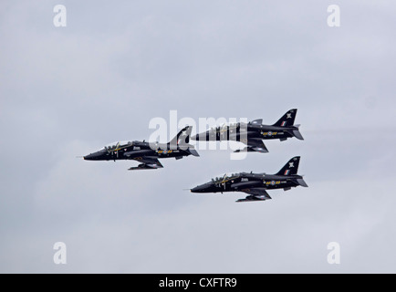 RAF Hawk T1 in Bildung Stockfoto