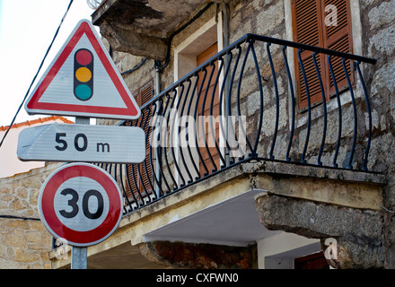 Balkon von Korsika, Frankreich Stockfoto