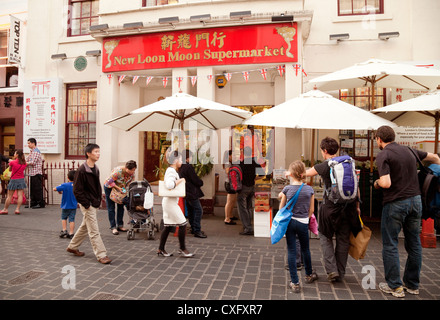 Einen chinesischen Supermarkt, Gerrard Street, Chinatown, London W1D, UK Stockfoto