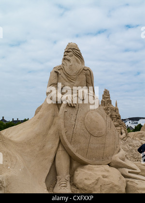 Kopenhagen internationale Sandskulpturenfestival 2012 Stockfoto