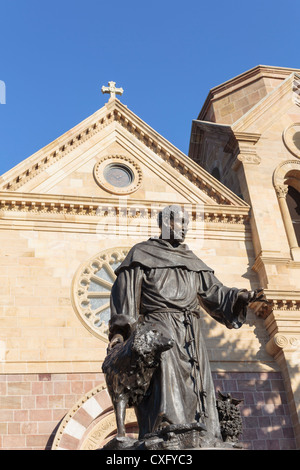 Kathedrale Basilica des Heiligen Franziskus von Assisi, Santa Fe, New Mexico Stockfoto