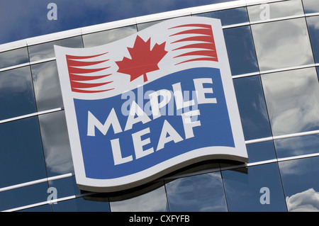 Maple Leaf Foods, Logo Stockfoto