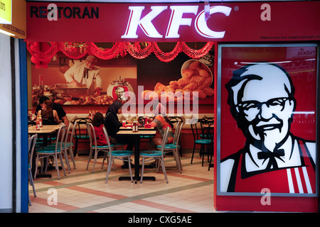 KFC-Fastfood-Restaurant in Kuala Lumpu, Malaysia Stockfoto