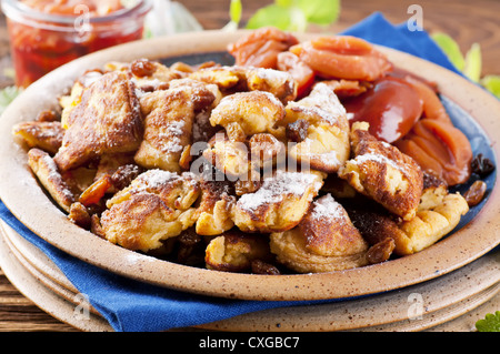 Deutsche Panecake Kaiserschmarrn Stockfoto