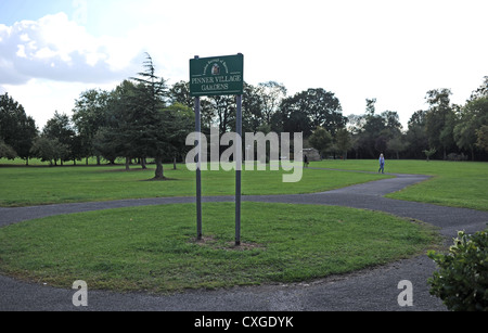 Pinner Dorf Gardens Middlesex England UK Stockfoto