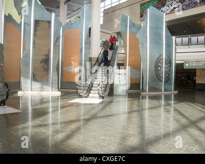 Ted Stevens Anchorage International Airport, Anchorage, Alaska Stockfoto