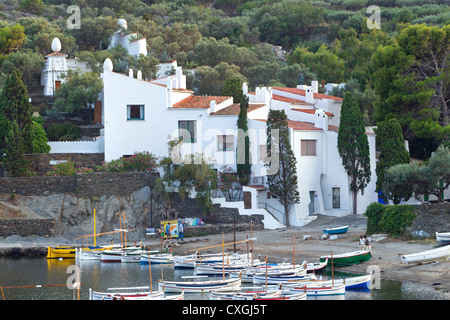 Haus Museum von Salvador Dali in Port Lligat, Cadaques, Spanien Stockfoto