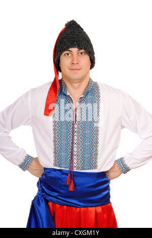 Mann in der ukrainischen nationalen Tracht Stockfoto