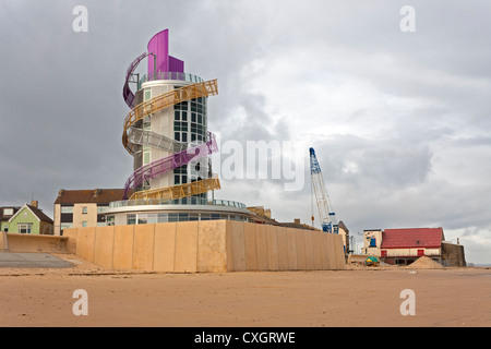 Redcar vertikale Pier auf der 10.01.2012 genommen. Stockfoto