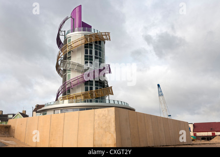 Redcar vertikale Pier auf der 10.01.2012 genommen. Stockfoto