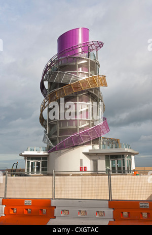 Redcar vertikale Pier auf der 10.01.2012 genommen. Stockfoto