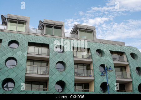 Esplanade House in Porthcawl, Wales, Großbritannien, preisgekröntes Design Stockfoto