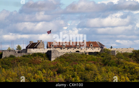 Fort Ticonderoga-New York-USA Vereinigte Staaten Amerika Adirondack State Park Stockfoto