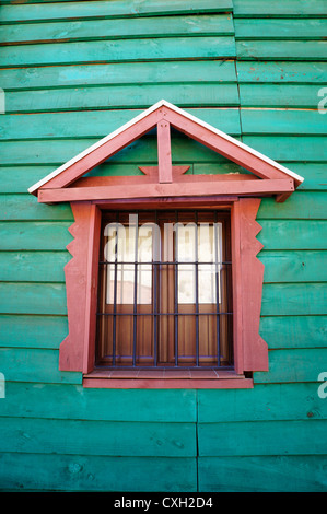 Alte western-Stil-Detail-Fenster Stockfoto