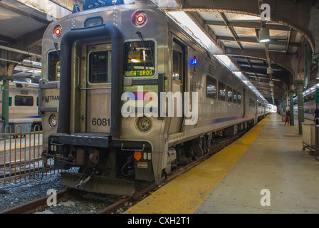 Hoboken, New Jersey, USA, New York City Area, NJ Transit Train Station, 'Hoboken Terminal' Stockfoto