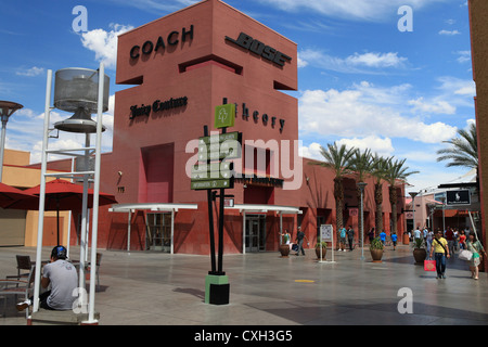 Las Vegas North Premium Outlets Shopping-Mall, Las Vegas, Nevada, Vereinigte Staaten Stockfoto