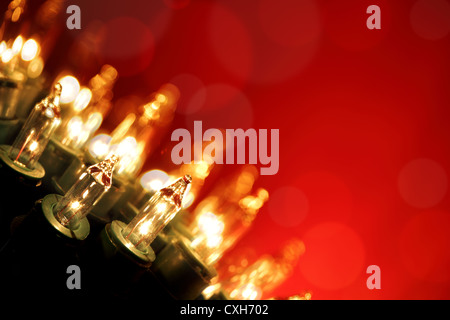 Weihnachtsbeleuchtung Stockfoto