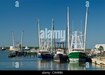 Shrimper in Galveston, Texas, USA Stockfoto