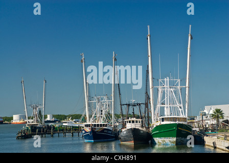 Shrimper in Galveston, Texas, USA Stockfoto