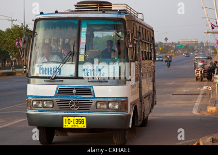 Linienbus, Udon Thani, Isaan, Thailand Stockfoto