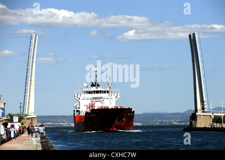 Öltanker, Amalie Essberger, Martigues, Bouches-du-Rhone, Frankreich, Europa Stockfoto