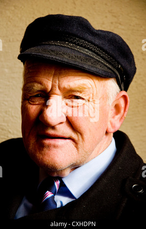 Patsy Dan Mac Ruaíri (Rodgers) König von Tory Island eine Insel zwölf Meilen 17 km vor der Küste von Donegal Ireland Stockfoto