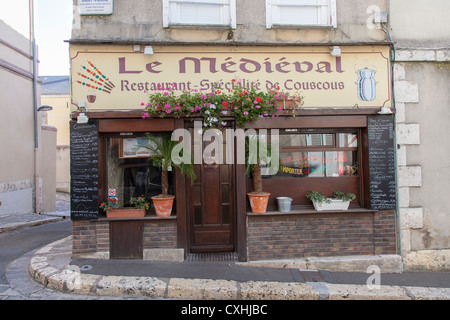 Couscous-Restaurant in Chartres, Loire, Frankreich Stockfoto