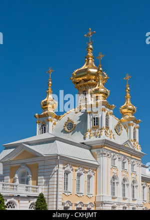 Großer Palast, Petergof, Russland Stockfoto