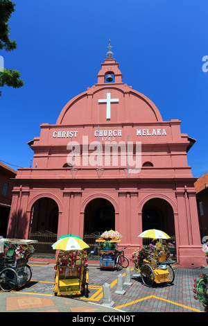 Historischen kolonialen Christuskirche in Melaka, Malaysia Stockfoto