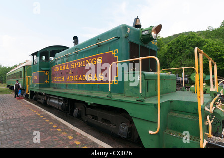 Arkansas, Eureka Springs, Eureka Springs & North Arkansas Railway. Stockfoto