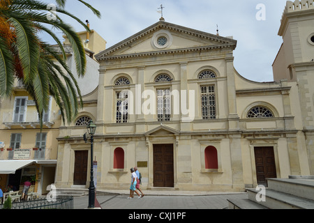 Kathedrale (Duomo), M.Theotoki Square, Altstadt Korfu, Kerkyra, Korfu, Ionische Inseln, Griechenland Stockfoto