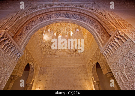 Abencerrajes Zimmer Alhambra Granada Andalusien Spanien Sala de Los Abencerrajes de la Alhambra de Granada Andalusien España Stockfoto