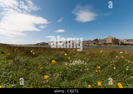 Aberffraw Dorf auf Anglesey North Wales Stockfoto